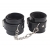 Черные оковы на ноги Obey Me Leather Ankle Cuffs - Chisa - купить с доставкой в Ельце