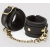Черные наручники Bound to You Faux Leather Wrist Cuffs - Fifty Shades of Grey - купить с доставкой в Ельце