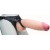 Телесный реалистичный фаллоимитатор на черных трусиках Real Big Strap-On - 34,5 см. - LOVETOY (А-Полимер) - купить с доставкой в Ельце