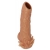 Телесная насадка с усиками и открытой головкой Nude Sleeve L - 14 см. - KOKOS - в Ельце купить с доставкой
