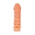 Телесная закрытая насадка с пупырышками Cock Sleeve Size M - 15,6 см. - KOKOS - в Ельце купить с доставкой