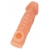 Телесная закрытая насадка с шершавой головкой Cock Sleeve Size M - 15,6 см. - KOKOS - в Ельце купить с доставкой