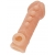 Телесная закрытая насадка с шишечками Cock Sleeve Size L - 17,6 см. - KOKOS - в Ельце купить с доставкой