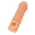 Телесная закрытая насадка с пучками шишечек Cock Sleeve Size M - 15,6 см. - KOKOS - в Ельце купить с доставкой
