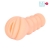 Телесный мастурбатор-вагина с комплектом эрекционных колец - Bior toys - в Ельце купить с доставкой