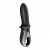 Черный анальный вибратор Hot Passion с функцией нагрева - Satisfyer - в Ельце купить с доставкой