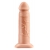 Телесный реалистичный фаллоимитатор с полостью Silicone Hollow Extension - 20 см. - Pipedream - купить с доставкой в Ельце