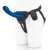 Синяя насадка Remote Control P-Spot G-Spot с черными трусиками - 20 см. - Pegasus - купить с доставкой в Ельце