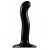 Черный фаллоимитатор-насадка Strap-On-Me P G spot Dildo size S - 16,4 см. - Strap-on-me - купить с доставкой в Ельце