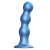 Голубая насадка Strap-On-Me Dildo Plug Balls size S - Strap-on-me - купить с доставкой в Ельце