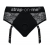 Черные трусики для насадок Diva Lingerie Harness - size S - Strap-on-me - купить с доставкой в Ельце