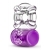 Фиолетовое эрекционное виброкольцо Pleaser Rechargeable C-Ring - Blush Novelties - в Ельце купить с доставкой