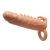 Телесная удлиняющая насадка Penis Sleeve Emmitt - 17 см. - Baile - в Ельце купить с доставкой