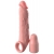 Телесная насадка-удлинитель 2 Inch Silicone X-tension with Strap - 20,3 см. - Pipedream - в Ельце купить с доставкой