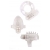 Набор из 3 прозрачных эрекционных колец с вибрацией Teasers Ring Kit - Chisa - в Ельце купить с доставкой