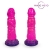 Розовый рельефный фантазийный фаллоимитатор - 20 см. - Bior toys - купить с доставкой в Ельце