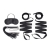 Эротический набор 4PC Bondage Bed Strap   Flogger Kit - Lux Fetish - купить с доставкой в Ельце