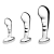 Набор из 3 стальных стимуляторов простаты Stainless Steel P-spot Training Set - b-Vibe - в Ельце купить с доставкой