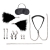 Большой эротический набор из 12 предметов Interchangeable Collar   Nipple Clips Set - Lux Fetish - купить с доставкой в Ельце