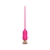 Розовый тонкий стимулятор Nipple Vibrator - 23 см. - I-MOON - купить с доставкой в Ельце