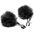 Зажимы для сосков с черным помпонами Pom Pom Nipple Clamps - XR Brands - купить с доставкой в Ельце
