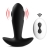 Черный массажер простаты с вибрацией, эффектом маятника и пультом ДУ - Secwell - в Ельце купить с доставкой