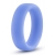 Голубое люминесцентное кольцо Silicone Glo Cock Ring - Blush Novelties - в Ельце купить с доставкой