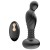 Черный массажер простаты с вибрацей и возвратно-поступательными движениями - Boys of Toys - в Ельце купить с доставкой