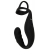 Черное эрекционное кольцо со стимуляцией промежности и анальной пробкой Cock Ring with RC Prostate Plug - Orion - в Ельце купить с доставкой