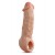 Телесная насадка-удлинитель Intrepid 9.25 Inch Realistic Penis Extender Sleeve - 23,5 см. - Blush Novelties - в Ельце купить с доставкой