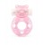 Розовое эрекционное виброкольцо в форме мишки - 1137 - в Ельце купить с доставкой