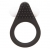 Чёрное эрекционное кольцо LIT-UP SILICONE STIMU RING 1 BLACK - Dream Toys - в Ельце купить с доставкой