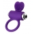 Фиолетовое виброкольцо с ресничками JOS PERY - JOS - в Ельце купить с доставкой