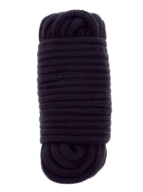 Черная веревка для связывания BONDX LOVE ROPE - 10 м. - Dream Toys - купить с доставкой в Ельце