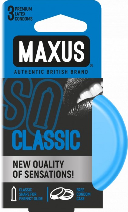 Классические презервативы в железном кейсе MAXUS Classic - 3 шт. - Maxus - купить с доставкой в Ельце