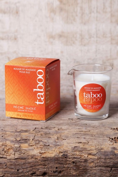 Массажное аромамасло с афродизиаками для женщин RUF Taboo Peche sucre - 60 гр. - RUF - купить с доставкой в Ельце