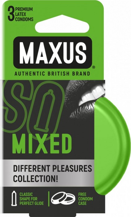 Презервативы в железном кейсе MAXUS Mixed - 3 шт. - Maxus - купить с доставкой в Ельце