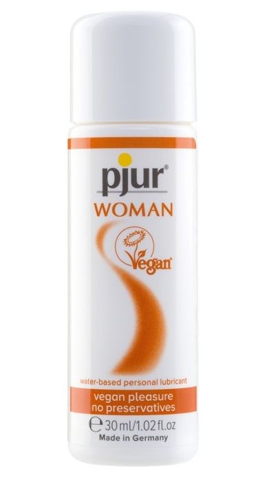 Лубрикант pjur WOMAN Vegan на водной основе - 30 мл. - Pjur - купить с доставкой в Ельце