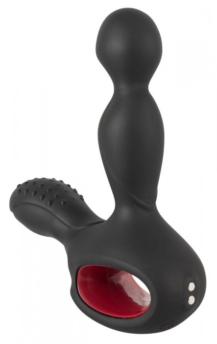 Черный вибромассажер простаты с нагревом и ротацией Prostate Plug - 14,5 см. - Orion - в Ельце купить с доставкой