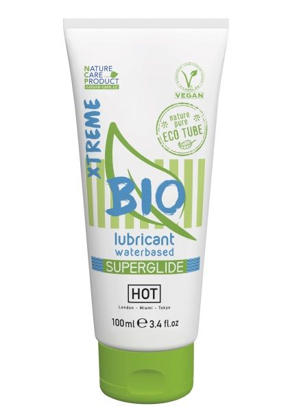 Интимный увлажняющий гель BIO SuperGlide Xtreme - 100 мл. - HOT - купить с доставкой в Ельце