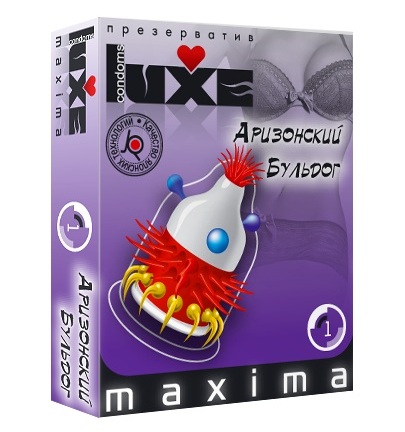 Презерватив LUXE Maxima  Аризонский Бульдог  - 1 шт. - Luxe - купить с доставкой в Ельце