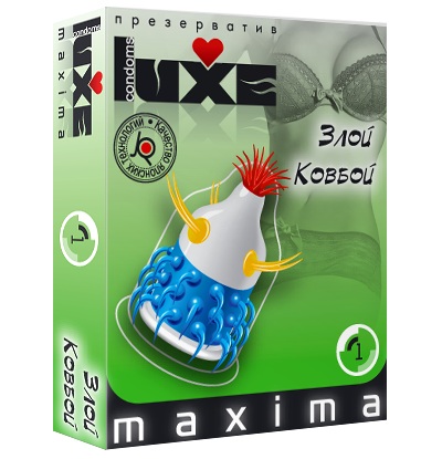 Презерватив LUXE Maxima  Злой Ковбой  - 1 шт. - Luxe - купить с доставкой в Ельце