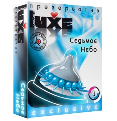 Презерватив LUXE  Exclusive  Седьмое небо  - 1 шт. - Luxe - купить с доставкой в Ельце
