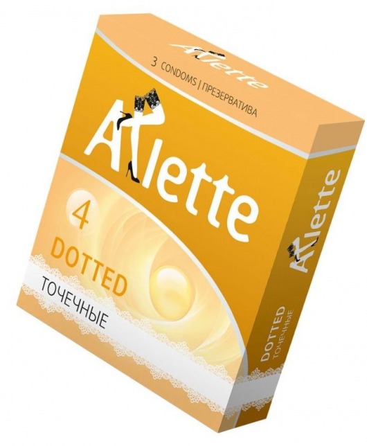 Презервативы Arlette Dotted с точечной текстурой - 3 шт. - Arlette - купить с доставкой в Ельце