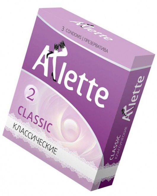 Классические презервативы Arlette Classic - 3 шт. - Arlette - купить с доставкой в Ельце