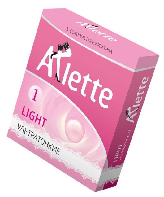 Ультратонкие презервативы Arlette Light - 3 шт. - Arlette - купить с доставкой в Ельце