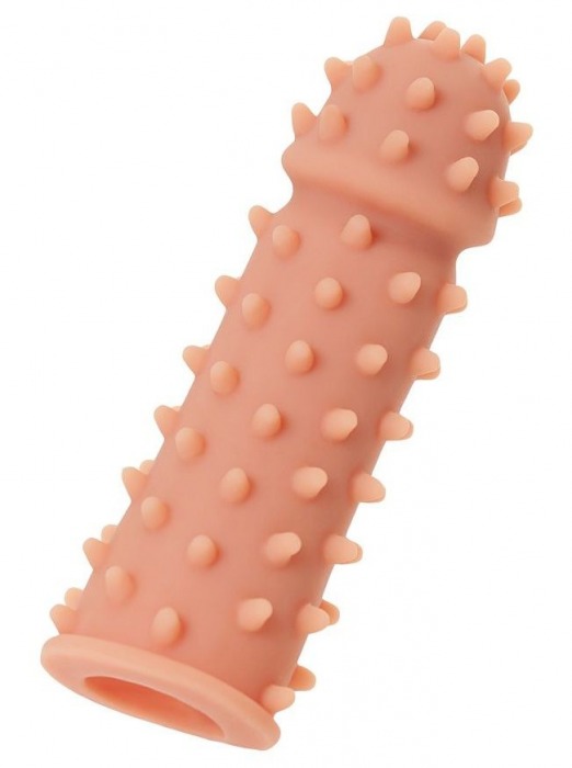 Телесная реалистичная насадка KOKOS Extreme Sleeve 03 с дополнительной стимуляцией - 12,7 см. - KOKOS - в Ельце купить с доставкой