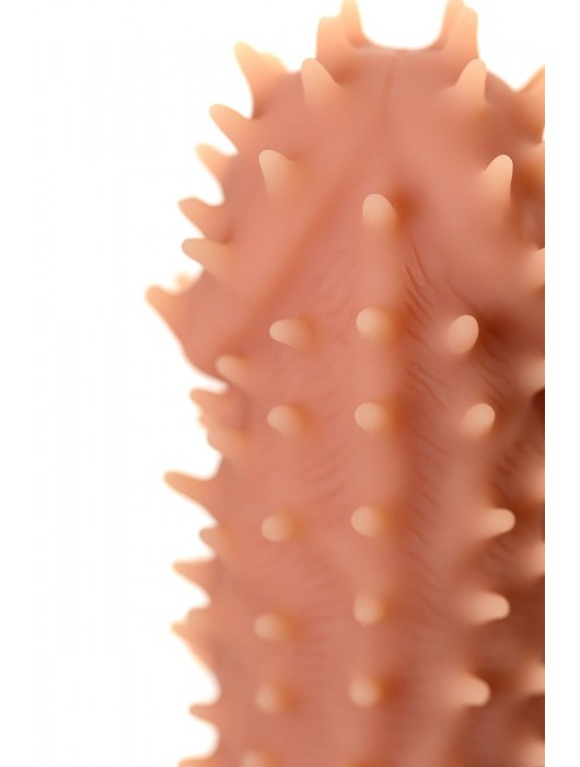 Телесная реалистичная насадка KOKOS Extreme Sleeve 07 с дополнительной стимуляцией - 12,7 см. - KOKOS - в Ельце купить с доставкой