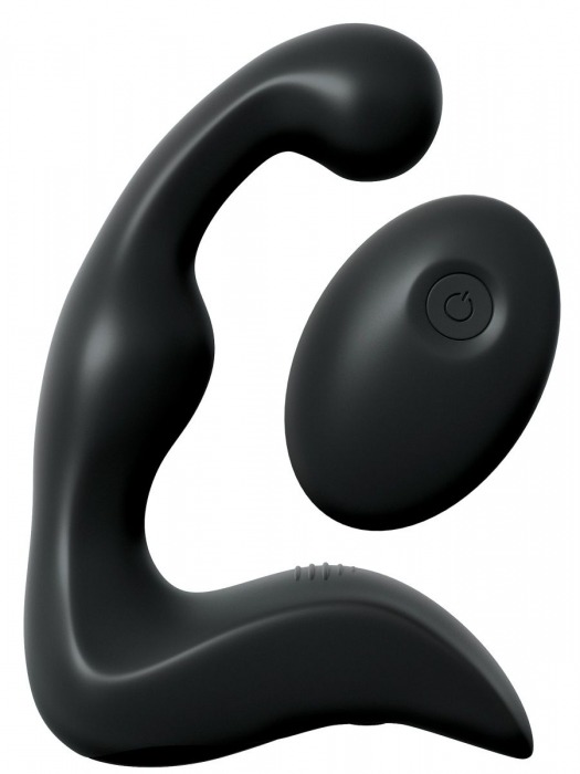 Черный вибромассажер простаты с пультом ДУ Control P-Spot Pro - Pipedream - в Ельце купить с доставкой