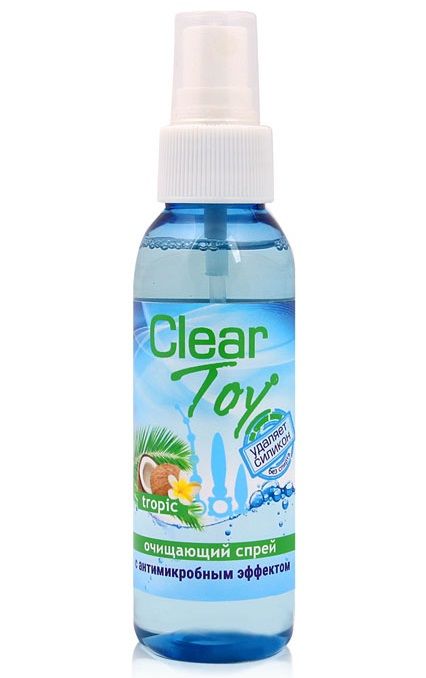 Очищающий спрей для игрушек CLEAR TOY Tropic - 100 мл. - Биоритм - купить с доставкой в Ельце